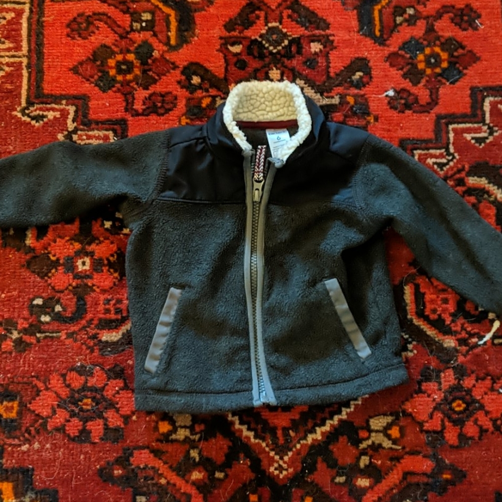 Fleece zip up 6 month